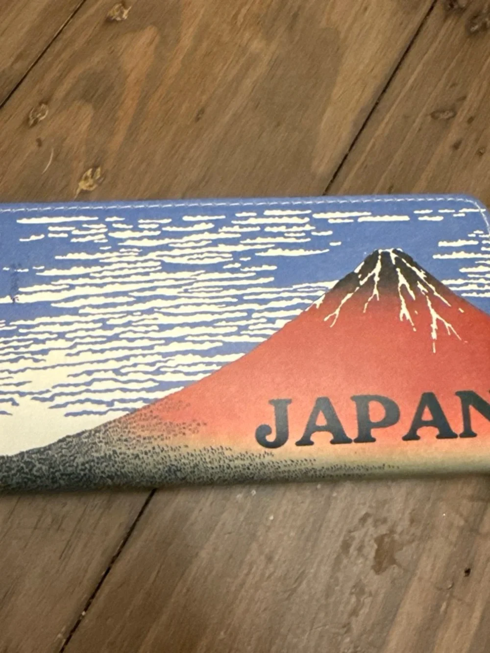 Japan Red & Blue Wall Art Print - Unbranded